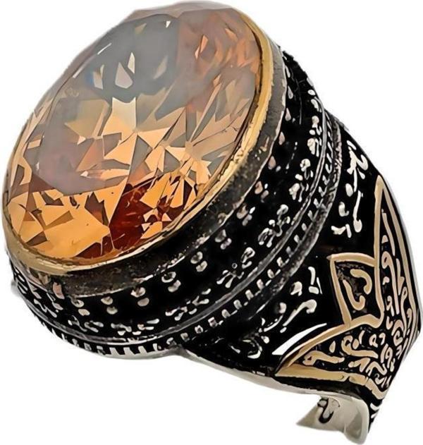 Zirkon Taşlı Gümüş Yüzük 240053308G20Y - Image 1