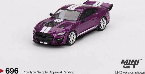 Mini GT Shelby GT500 Dragon Snake Concept Fuchsia Metallic 1:64 696 - Image 1