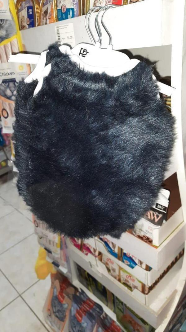 Kenzu Kedi Köpek Kıyafeti Füme XS BOYU:30cm-ENİ:20cm - Image 1