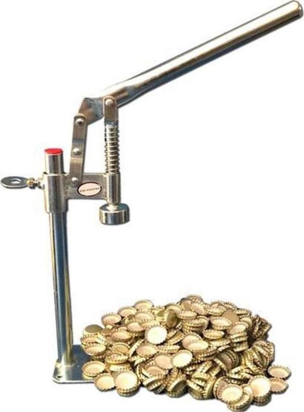 Şişe Kapatma Aleti + (100 Kapak HEDİYE ) - Image 1