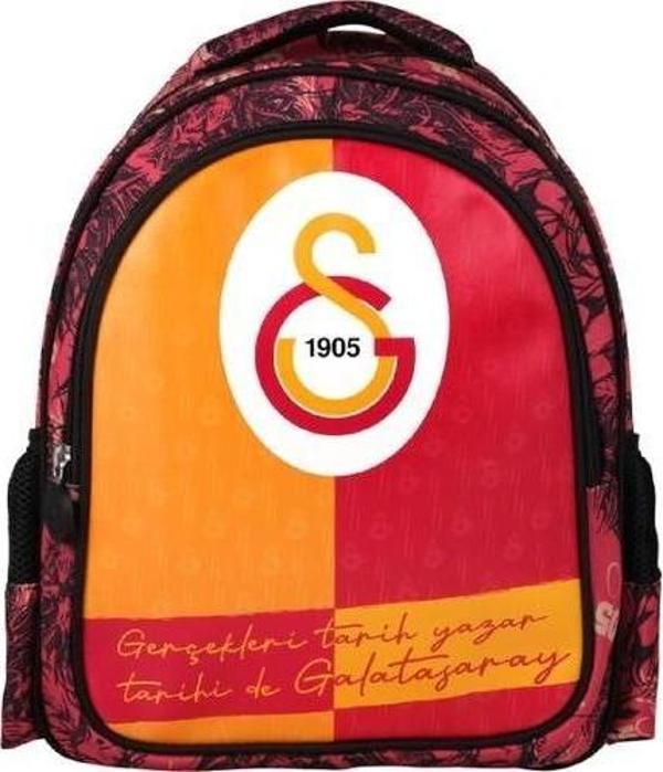 Galatasaray 2 Bölmeli Parçalı Suni Deri Okul Sırt Çantası (24544) - Image 1