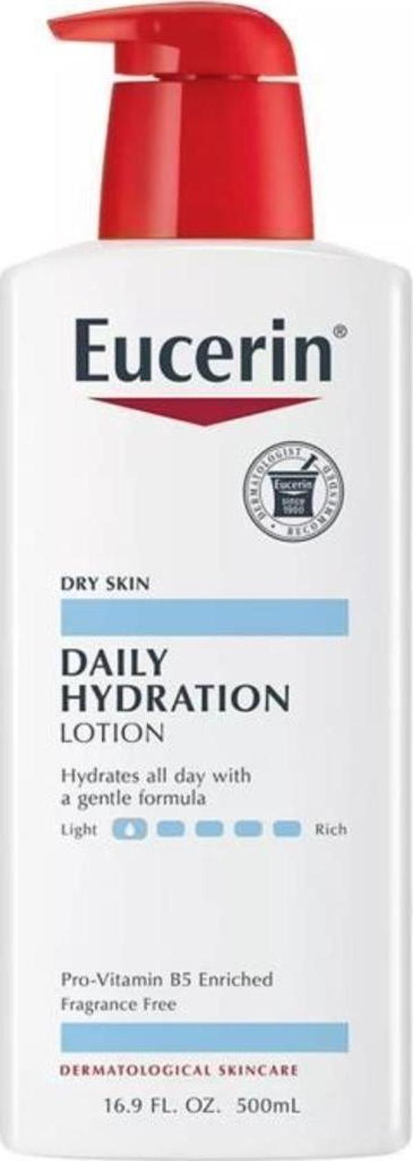 Eucerin Daily Hydration Lotion Pro-Vitamin B5 500 ml Vücut Nemlendirici Losyon - Image 1
