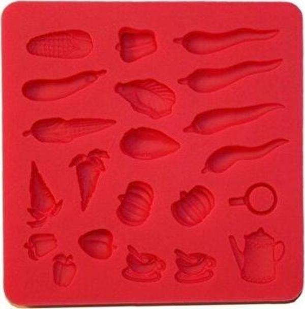 SEBZE BÜYÜK SET - SİLİKON KALIP - Image 1