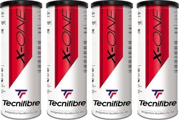 Tecnifibre X-One 4 Adet 3’lü Tenis Topu - Image 1