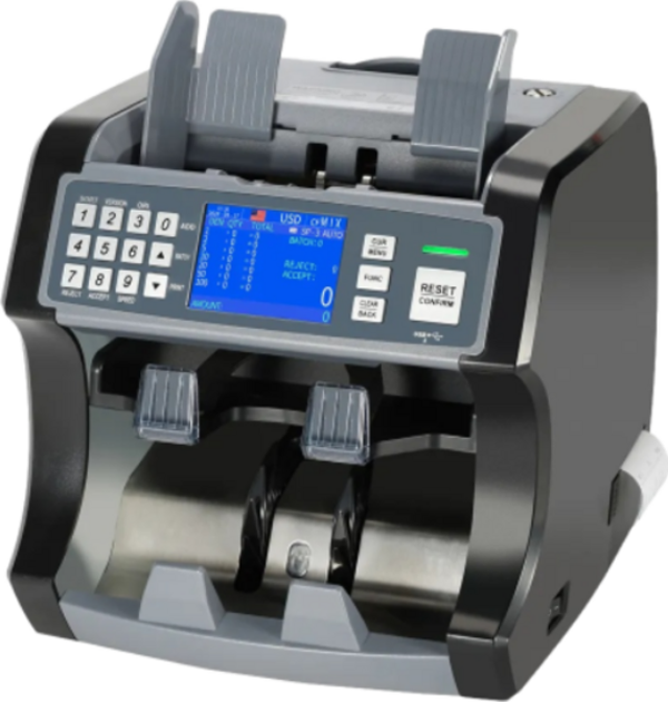 Bill Counter S200 Dahili Yazıcılı Karışık Para Sayma Makinesi - Image 1