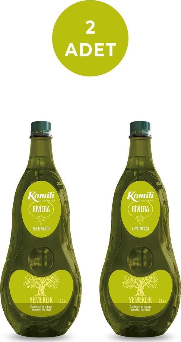 Komili RİVİERA ZEYTİNYAĞI 2 LT PET * 2 ADET - Image 1