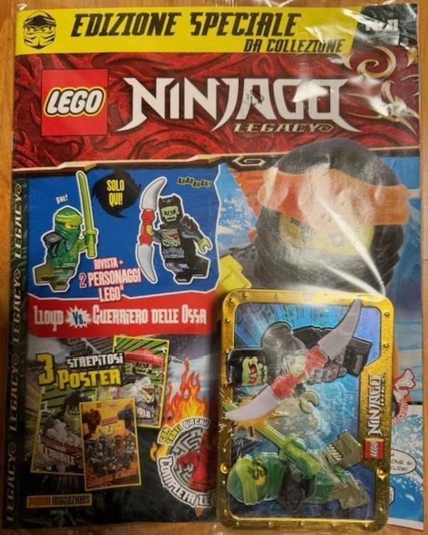 LEGO Ninjago Dergi - Metal Kutu 2 Minifigure - İtalyanca - Image 1