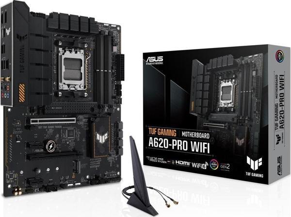 ASUS TUF GAMING A620-PRO Wi-Fi AM5 DDR5 ATX Anakart - Image 1