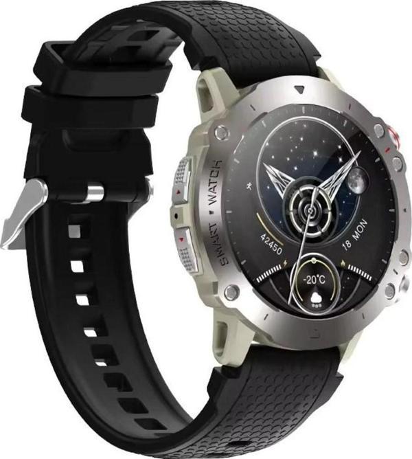 Schitec Hw6 Sport Amoled Ekran Android İos Harmonyos Uyumlu Akıllı Saat Gümüş - Image 1