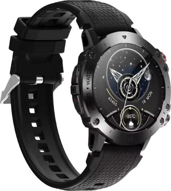 Schitec Hw6 Sport Amoled Ekran Android İos Harmonyos Uyumlu Akıllı Saat Siyah - Image 1