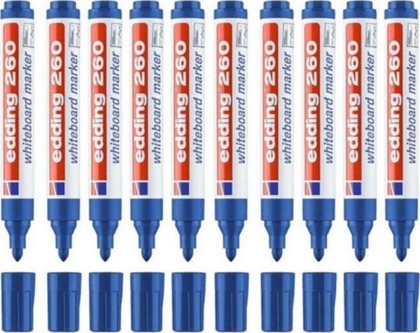 Edding Eddıng Beyaz Tahta Kalemi E-260 Mavi 10 Lu - Image 1