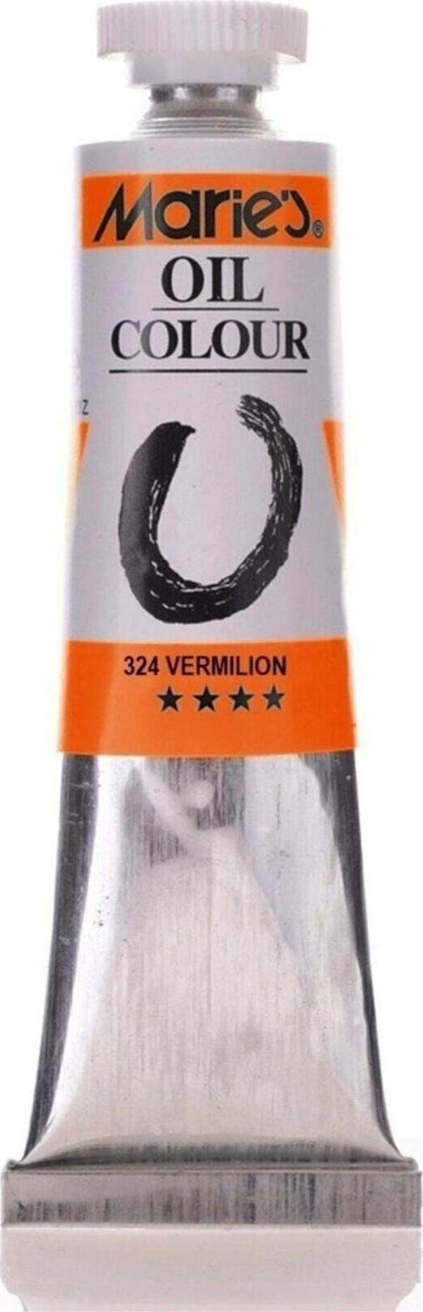 Maries 324 Vermilion 50 Ml. Orta Boy Yağlı Boya - Image 1