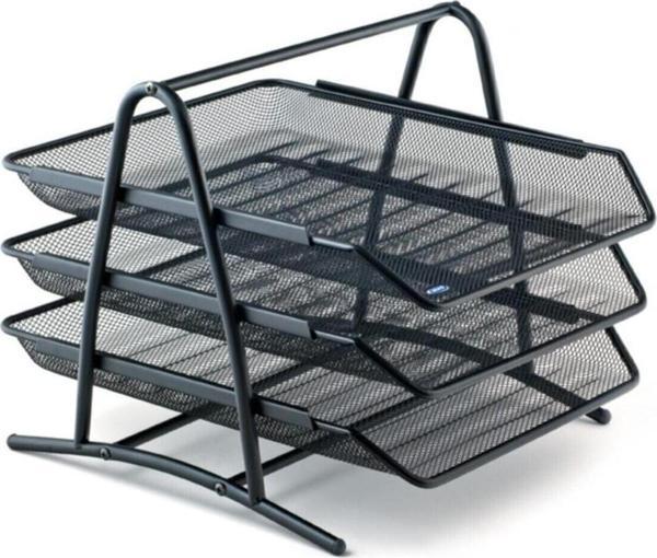 Mimaks Siyah Metal Evrak Rafı 3'lü - Image 1