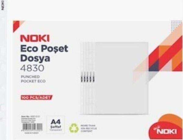 Noki Eco Poşet Dosya 100 Lü - Image 1
