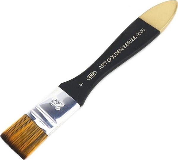 Rich Boya İpek Uçlu Zemin Fırçası 2,5 cm - Rich Art Golden Series 9000 - Image 1