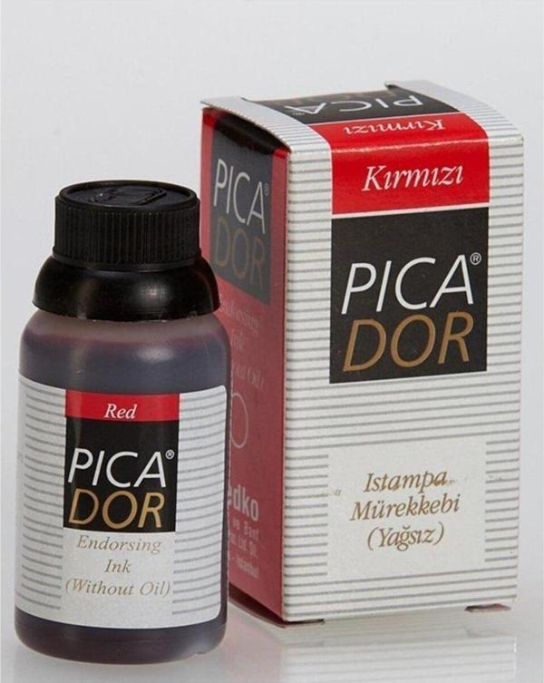 Picador Istampa Mürekkebi Kırmızı 30 Cc - Image 1