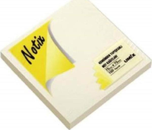 Umur Post It- Pastel Sarı Yapışkanlı Not Kağıdı 100 Yp 75x75 Mm - Image 1