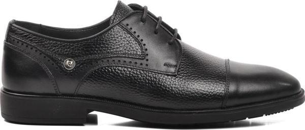 Pierre Cardin 63399 Siyah Floter Hakiki Deri Erkek Klasik Ayakkabı - Image 1
