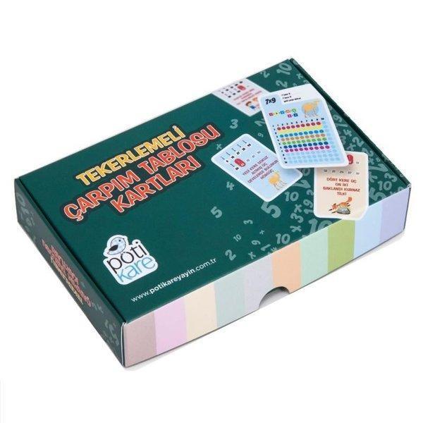 Tekerlemeli Çarpım Tablosu Kartları - Pötikare Yayınları - Image 1