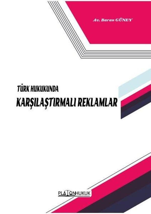Türk Hukukunda Karşılaştırmalı Reklamlar - Platon Hukuk Yayınevi - Image 1