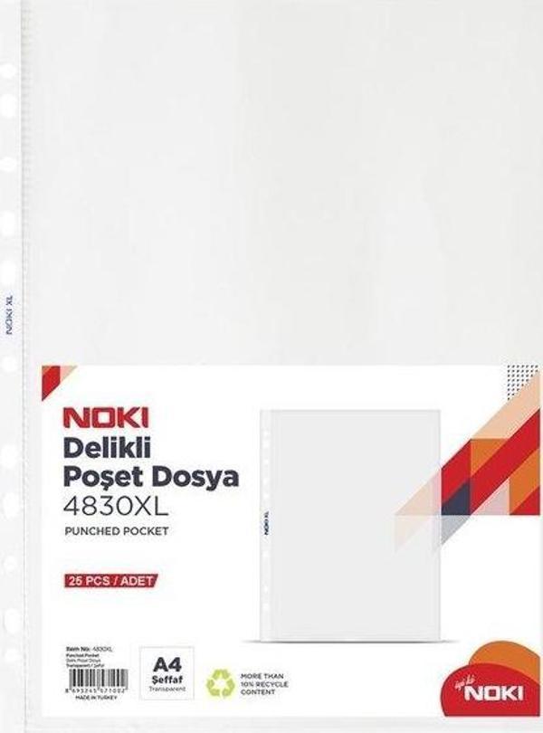 Noki Poşet Dosya Xl 25'Li - Image 1