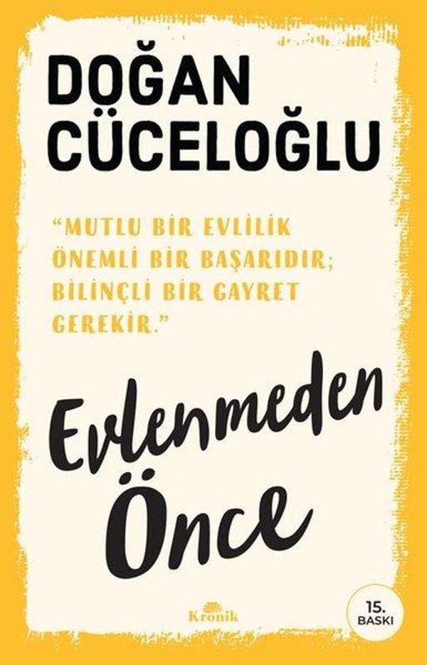 Evlenmeden Önce - Kronik Kitap - Image 1