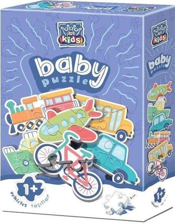 Art Kids Taşıtlar Baby Puzzle 19 Parça 5821 - Image 1