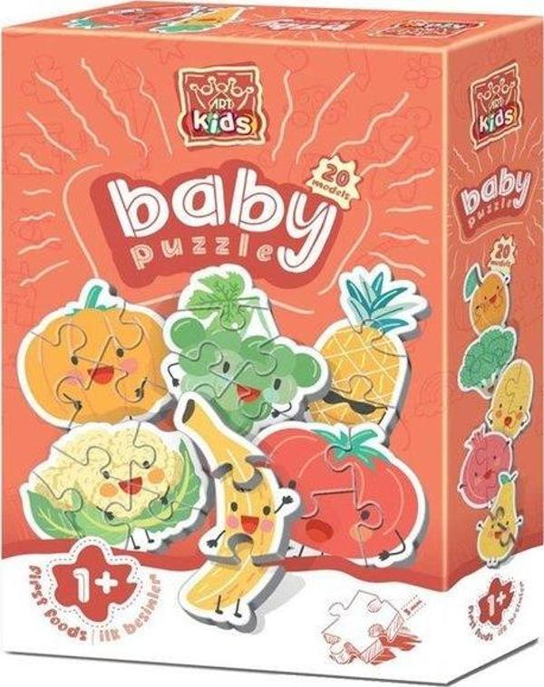 Art Kids İlk Besinler Baby Puzzle 57 Parça 5822       - Image 1