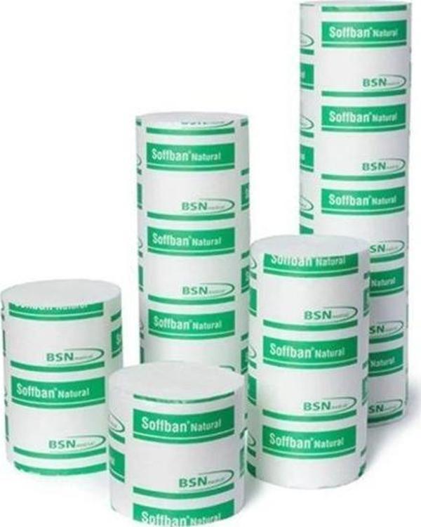 Soffban Natural Alçı Altı ve Lenf Ödem Bandajı Pamuğu 10cm x 2,7m - Image 1