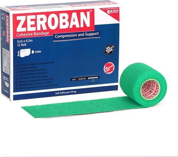 Zeroban 5cm x 4,5m Green - Image 1