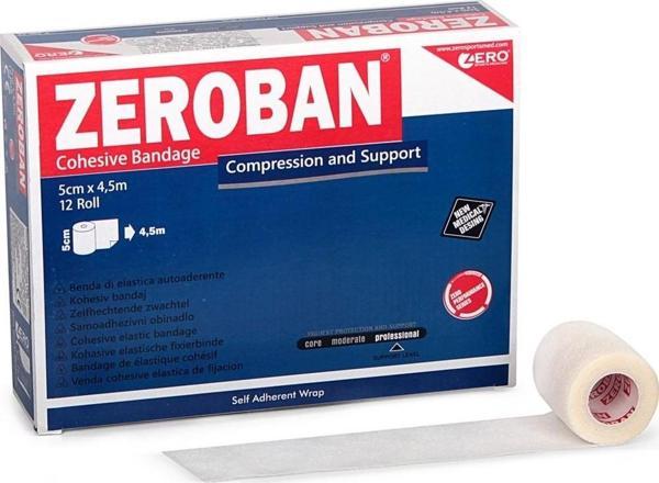 Zeroban 5cm x 4,5m White - Image 1