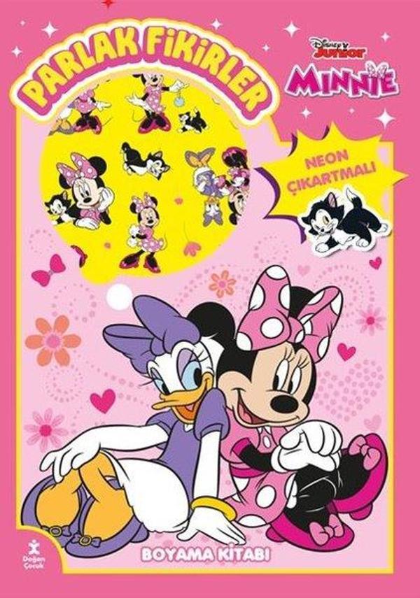 Disney Junior Minnie - Parlak Fikirler Neon Çıkartmalı Boyama Kitabı - Doğan Çocuk - Image 1
