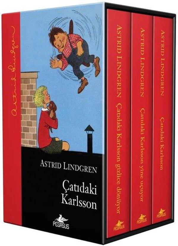 Çatıdaki Karlsson Serisi Kutulu Özel Seti-3 Kitap Takım - Pegasus Yayınevi - Image 1