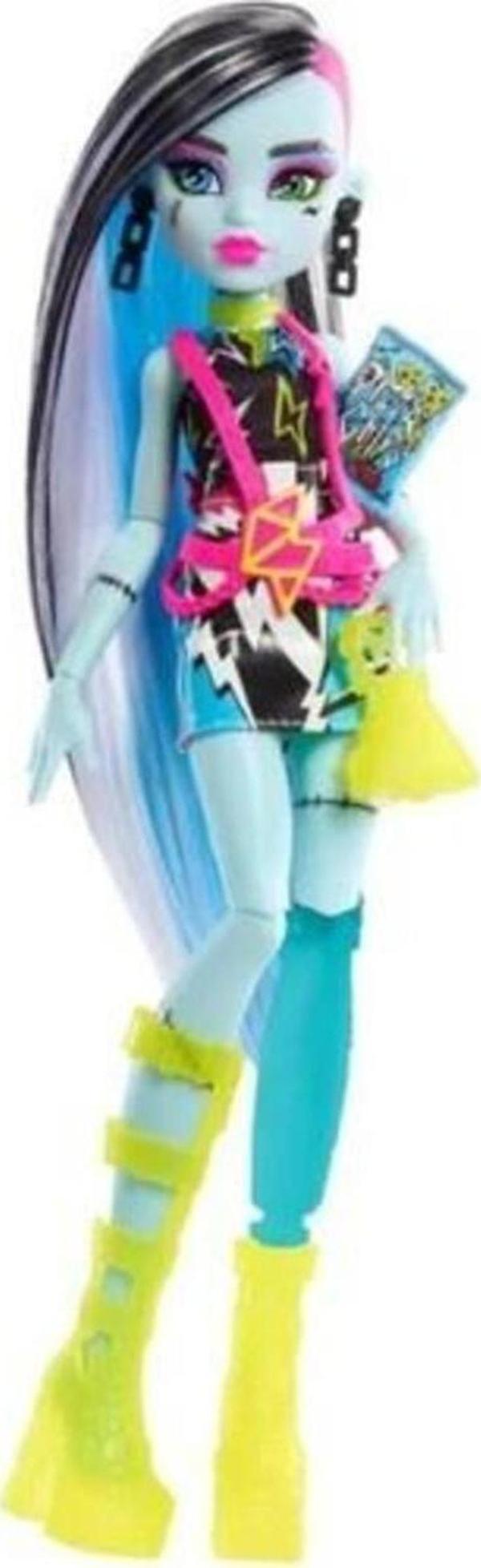 Mattel Monster High Series 3 Neon Frights Frankie Stein Hnf79 Lisanslı Ürün - Image 1