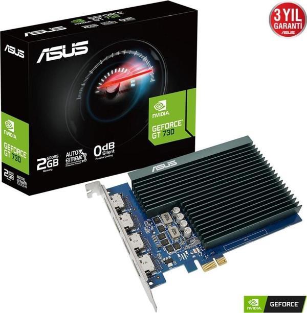 Nvidia Geforce Gt730 2Gb 64Bit Gddr5 (Analog+Hdmi+Dvi) Ekran Kartı Gt730-Sl-2Gd5-Brk - Image 1