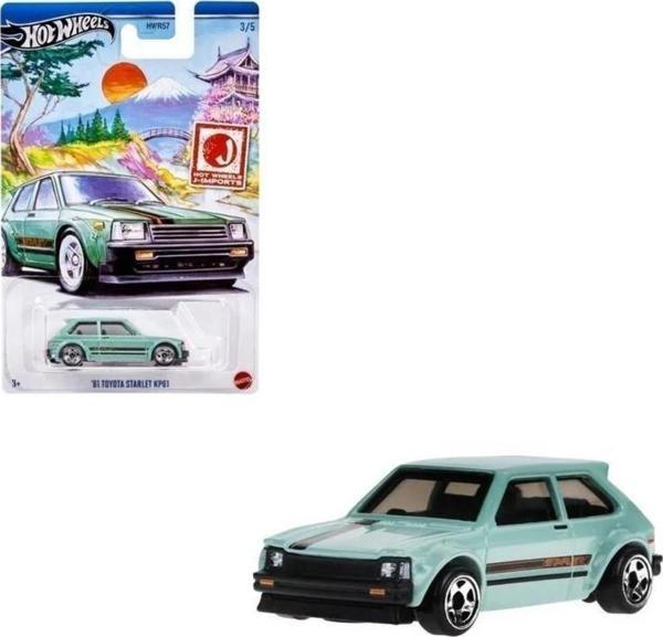 Hot Wheels J-Imports - '81 Toyota Starlet KP61 HWR57 - HRT02 - Image 1