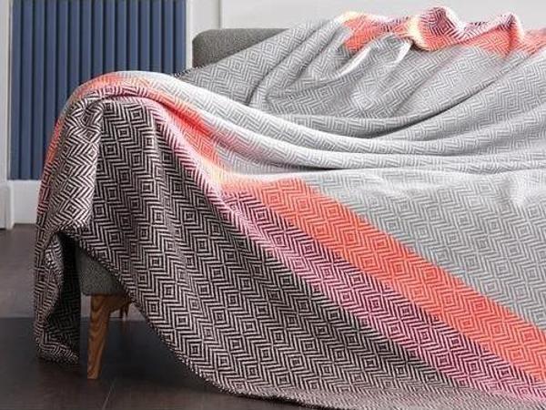 Doqu Home Nida Battaniye Çift Kişilik Nar Çiçeği 200x220 - Image 1