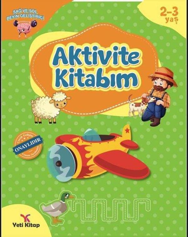 2-3 Yaş Aktivite Kitabı - Yeti Kitap - Image 1