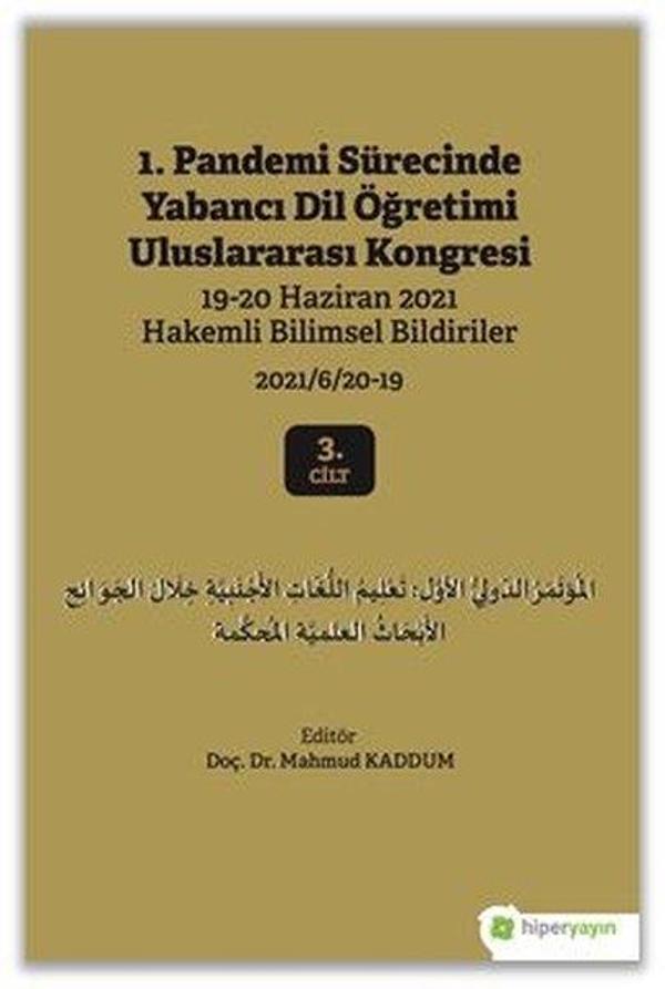1. Pandemi Sürecinde Yabancı Dil Öğretimi Uluslararası Kongresi 3.Cilt - Hiperlink - Image 1
