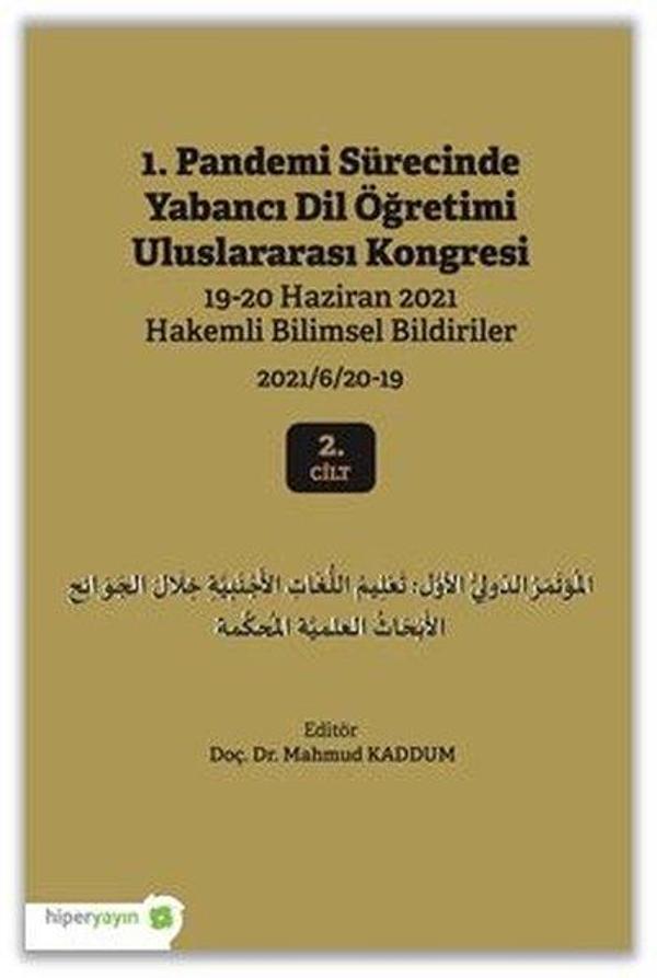 1. Pandemi Sürecinde Yabancı Dil Öğretimi Uluslararası Kongresi 2.Cilt - Hiperlink - Image 1