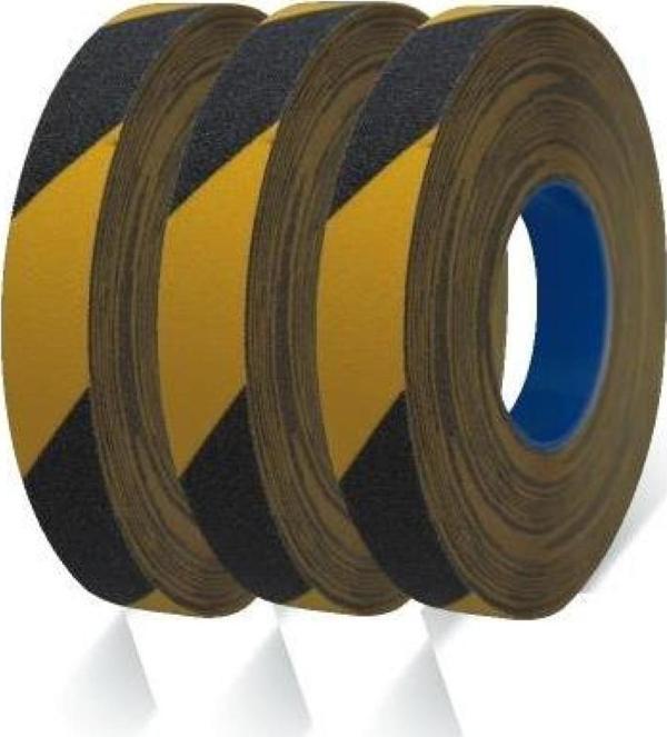 SARI SİYAH MERDİVEN VE ZEMİN KAYDIRMAZ KAYMAZ BANT 50MM X 25 MT - Image 1