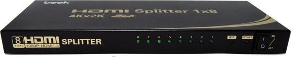 Beek Bs-Vsp-Ha08Uh-Lt 8 Port Hdmı Çoklayıcı Hdmı 1.4 1080P@60Hz 4K@30Hz - Image 1