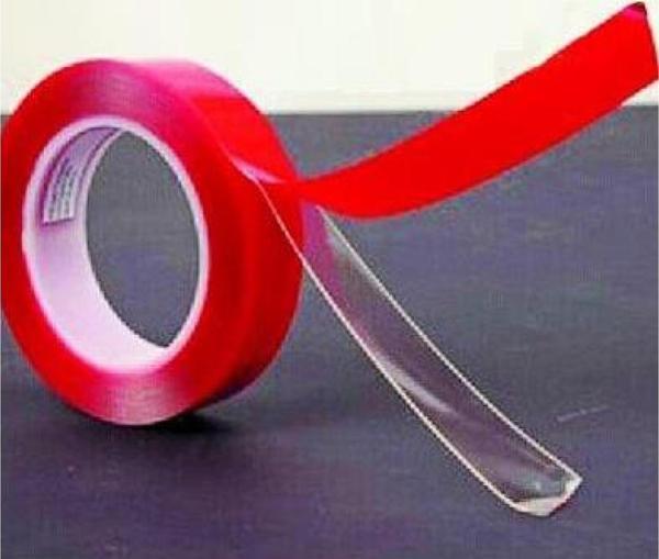 SİLİKON ŞEFFAF ÇİFT TARAFLI BANT 25MM X 5MT - Image 1