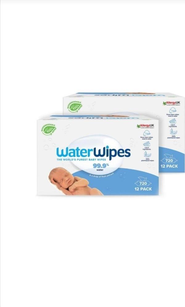 Waterwipes Doğal Yeni Biodegradable Original Baby Wipes (24x60 - 1440 Yaprak) - Image 1