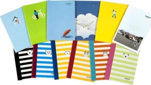 Mopak 40 Yaprak Çizgili A5 Lise Okul Defteri 10 Adet - Image 1