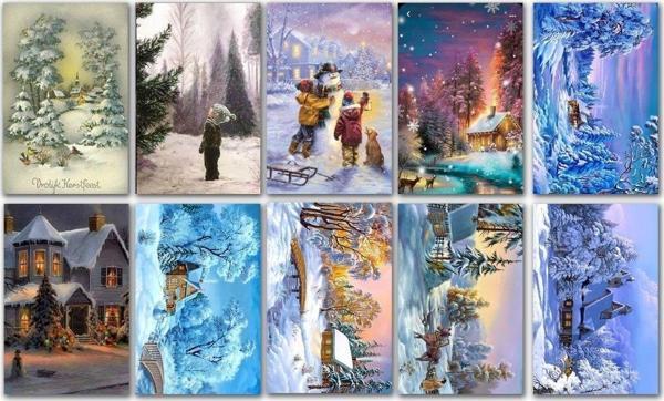 TellGraf Yılbaşı Kartpostal Seti 10x15 Cm - Image 1