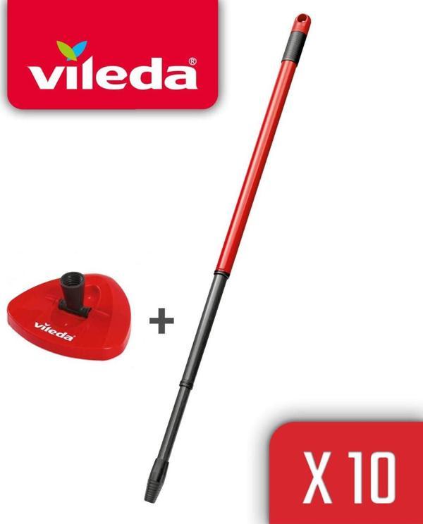 Vileda Turbo Sap + Turbo Classic Üçgen Başlık 10'lu Paket - Image 1