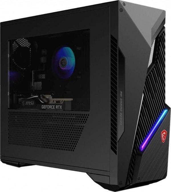 MSI MAG INFINITE S3 11TG-027XTR I5-11400F 8GB DDR4 512GB SSD RTX3060TI GDDR6 8GB LHR DOS SIYAH GAMING PC - Image 1