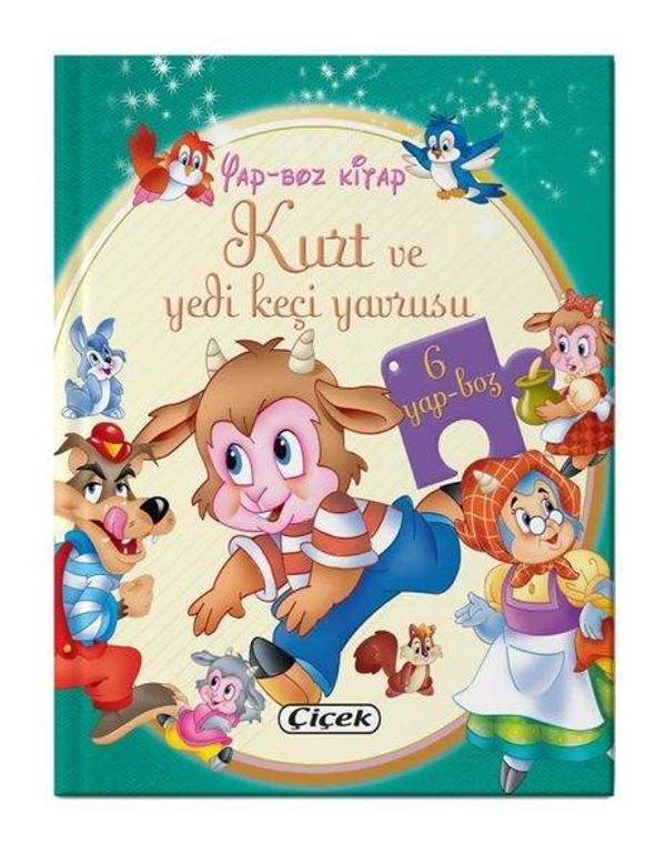 Yap-Boz Kitap - Kurt ve Yedi Keçi Yavrusu - Çiçek Yayıncılık - Image 1