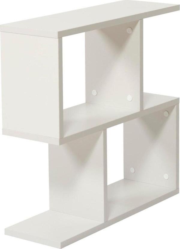 Homedora Alfa Yan Sehpa Kitaplık Bej 61x61 cm - Image 1